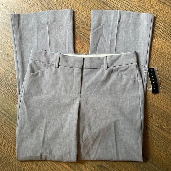 NWT THEORY Max C Tailor Trouser Pants in Peony Tint size 4 - Picture 5 of 8
